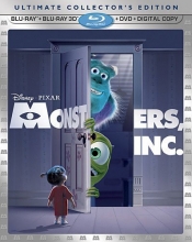 Cover art for Monsters, Inc.  (Blu-ray 3D / Blu-ray / DVD Combo + Digital Copy)