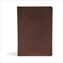 Cover art for CSB Ultrathin Reference Bible, Brown Genuine Leather