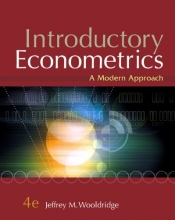 Cover art for Introductory Econometrics: A Modern Approach, 4th Edition