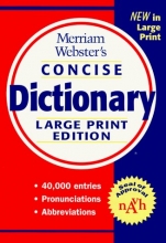 Cover art for Merriam-Webster's Concise Dictionary