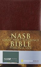 Cover art for NASB Giant Print Reference Bible, Personal Size