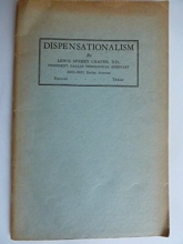 Cover art for Dispensationalism