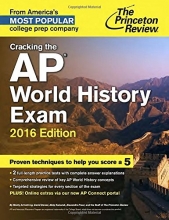 Cover art for Cracking the AP World History Exam, 2016 Edition (College Test Preparation)