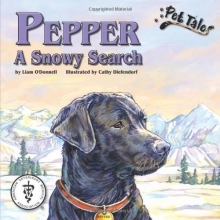 Cover art for Pepper: A Snowy Search - A Pet Tales Story (with audiobook CD)
