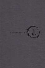 Cover art for Jesus-Centered Bible NLT, Charcoal