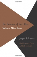 Cover art for The Inclusion of the Other: Studies in Political Theory (Studies in Contemporary German Social Thought)
