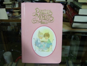 Cover art for Precious Moments Bible Pink Small Hands Edition (New King James Version)