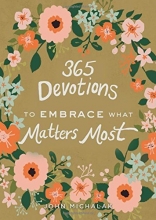 Cover art for 365 Devotions to Embrace What Matters Most