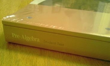 Cover art for Pre-Algebra Student Text