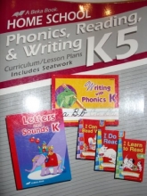 Cover art for Home School Phonics, Reading, & Writing Curriculum K5, Includes Seatwork