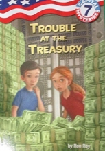 Cover art for Capital Mysteries #7: Trouble at the Treasury (A Stepping Stone Book(TM))
