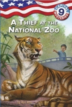 Cover art for Capital Mysteries #9: A Thief at the National Zoo (A Stepping Stone Book(TM))