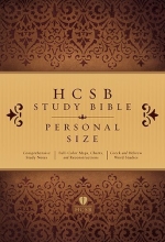 Cover art for HCSB Study Bible Personal Size, Trade Paper