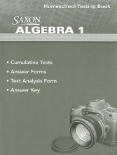 Cover art for Saxon Algebra 1, 4th Edition: Testing Book
