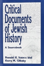 Cover art for Critical Documents of Jewish History: A Sourcebook