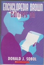 Cover art for Encyclopedia Brown Carries on (Encyclopedia Brown #14)