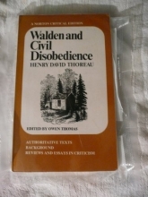 Cover art for Walden and Civil Disobedience: A Norton Critical Edition