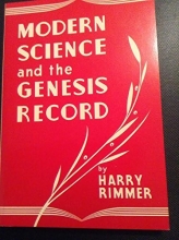Cover art for Modern Science and the Genesis Record