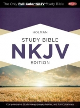 Cover art for Holman Study Bible: NKJV Edition, Jacketed Hardcover