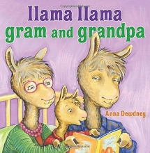Cover art for Llama Llama Gram and Grandpa