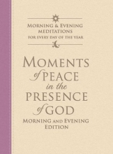 Cover art for Moments of Peace in the Presence of God: Morning and Evening Edition Mauve-Vanilla