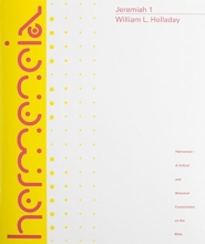 Cover art for Jeremiah 1 Hermeneia (Hermeneia: A Critical & Historical Commentary on the Bible)