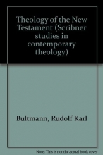 Cover art for Theology of the New Testament (Scribner studies in contemporary theology)