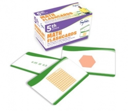 Cover art for 5th Grade Math Flashcards: 240 Flashcards for Improving Math Skills Based on Sylvan's Proven Techniques for Success (Sylvan Math Flashcards)