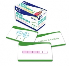 Cover art for 4th Grade Math Flashcards: 240 Flashcards for Improving Math Skills Based on Sylvan's Proven Techniques for Success (Sylvan Math Flashcards)