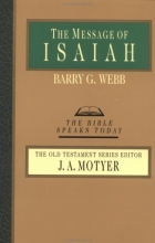 Cover art for The Message of Isaiah (Bible Speaks Today)