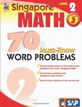 Cover art for 70 Must-Know Word Problems, Grade 3 (Singapore Math)