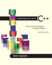Cover art for Starting Out with C++: From Control Structures through Objects (7th Edition)