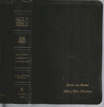 Cover art for Holy Bible King James Version Personal Size Giant Print Black Bonded Leather (Model 544)