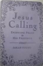 Cover art for Jesus Calling Enjoying Peace in His Presence (Purple Leather Cover)