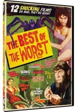 Cover art for Best of the Worst - 12 Horror Movie Collection: Eegah - The Amazing Transparent Man - Dementia 13 - Mesa of Lost Women + 8 more!