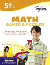 Cover art for Fifth Grade Math Games & Puzzles (Sylvan Workbooks) (Math Workbooks)