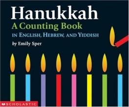 Cover art for Hanukkah: A Counting Book In English - Hebrew - Yiddish