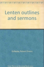 Cover art for Lenten outlines and sermons
