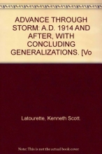 Cover art for Advance Through Storm: A.D. 1914 and After, With Concluding Generalizations