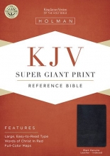 Cover art for KJV Super Giant Print Bible, Black Genuine Leather Indexed