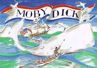 Cover art for Moby Dick