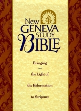 Cover art for Holy Bible: New Geneva Study Bible, New King James Version, Burgundy Bonded Leather (Style No 2995bg/Burgundy)