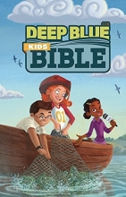 Cover art for CEB Deep Blue Kids Bible Bright Sky Paperback