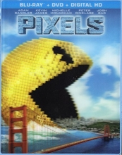 Cover art for Pixels: Limited Edition Exclusive Lenticular Cover  [Blu-Ray, DVD + Digital HD]