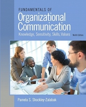 Cover art for Fundamentals of Organizational Communication (9th Edition)