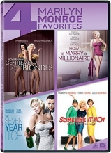 Cover art for Gentlemen Prefer Blondes / How to Marry a Millionaire / Seven Year Itch / Some Like it Hot Quad Feature
