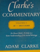 Cover art for Clarke's Commentary, Volume 3, Job - Song of Solomon