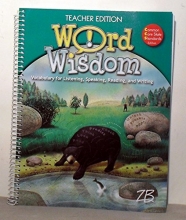 Cover art for Word Wisdom Grade 5 Level E Teacher Edition by Ph.D. Jerry Zutell (2010-05-03)