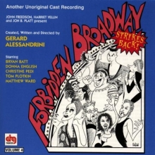 Cover art for Forbidden Broadway Strikes Back!: Another Unoriginal Cast Recording, Volume 4 (1996 New York Cast)