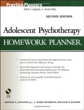 Cover art for Adolescent Psychotherapy Homework Planner